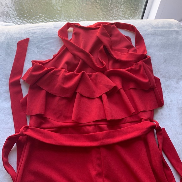 Red jumpsuit - Picture 8 of 9